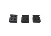Black Plastic Cord Locks | Clothing Cord Stoppers & Fastener, Used On Garments, Hats, Bags, etc